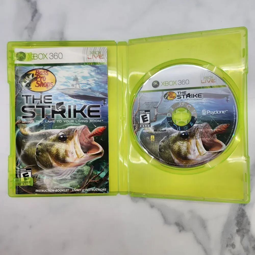 Bass Pro Shops: The Strike (Microsoft XBox 360, 2009) video game Psyclone '09